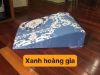 Áo gối trào ngược cotton xanh