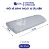 Gối lưng Yorokobi hỗ trợ đau, cong vẹo cột sống cao 7cm - màu ghi