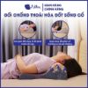 Gối kê cho người thoái hóa đốt sống cổ AIRU màu xanh cotton