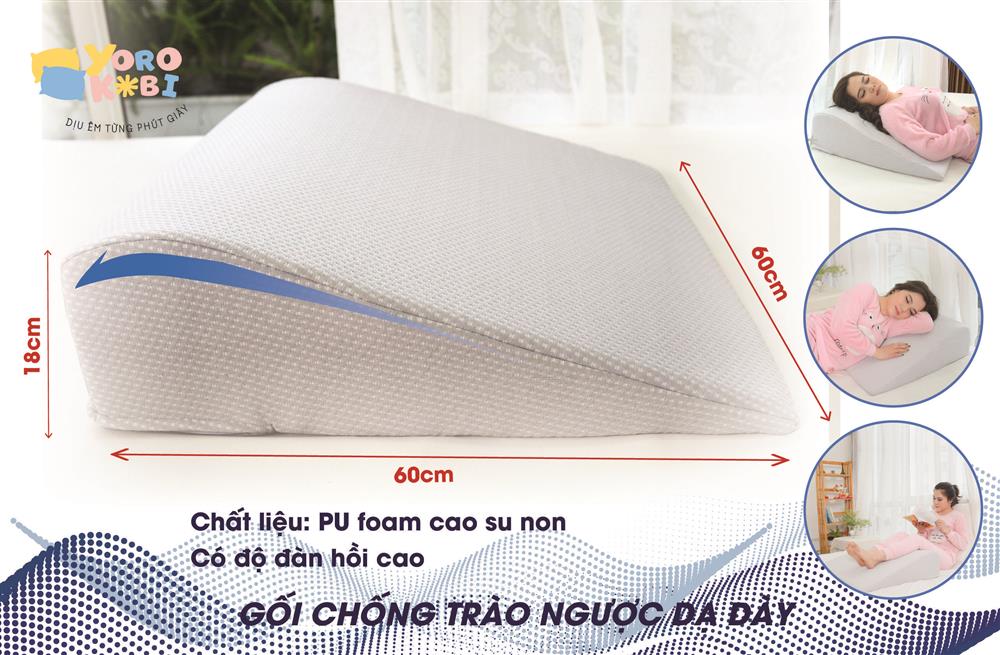 Gối trào ngược dạ dày cao 18cm