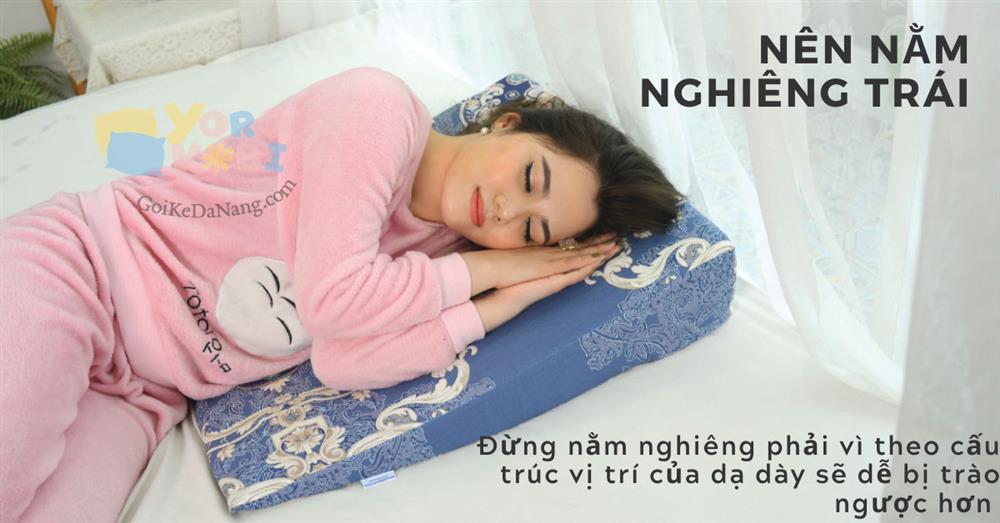 Gối chống trào ngược giúp hỗ trợ điều trị bệnh trào ngược dạ dày và giúp người bệnh ngủ ngon giấc hơn